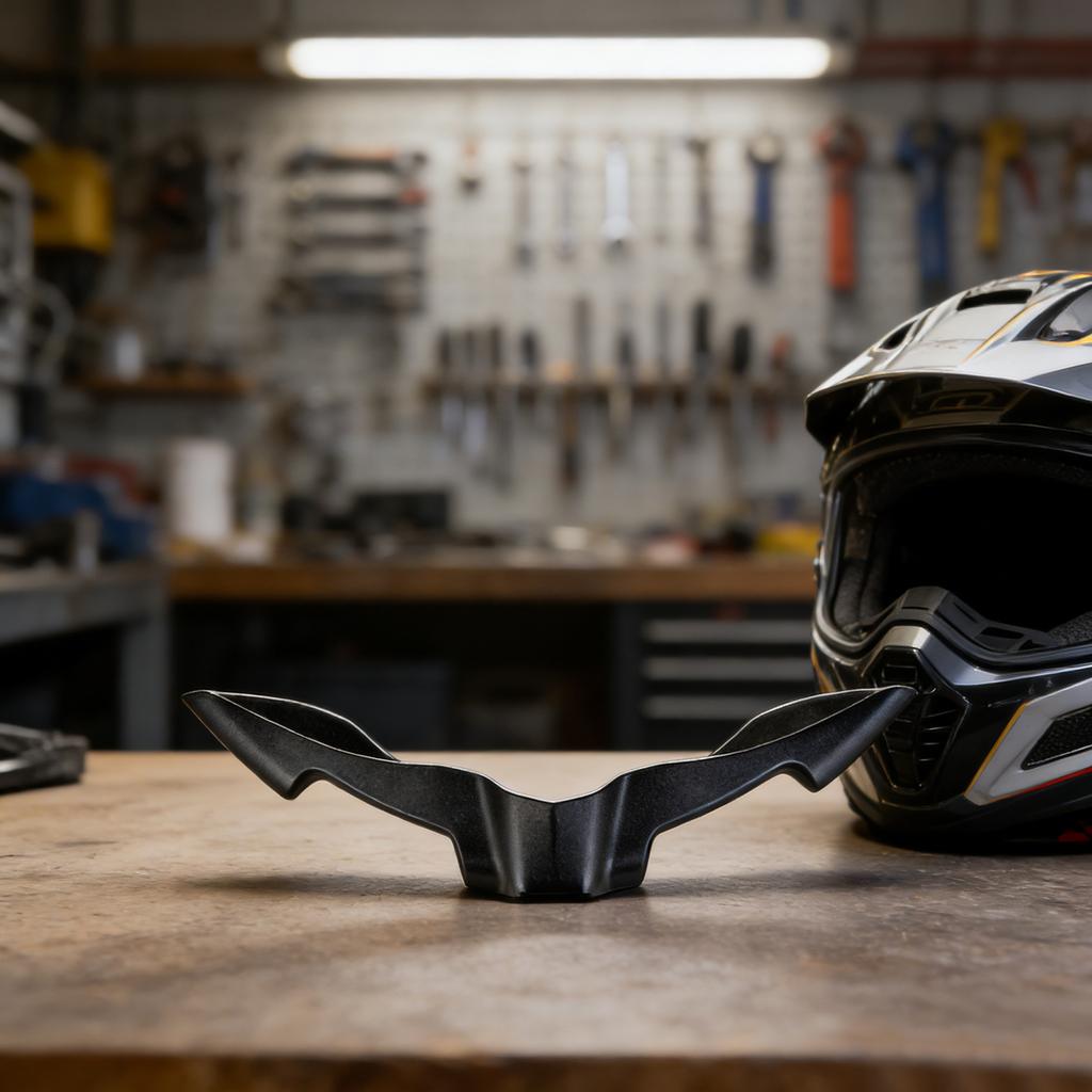 Scudo Nasale Antipolvere Per Modelli Selezionati di Caschi da Bici Assicura una Guida Sicura Protezione Nasale Respiratoria per Casco Deflettore del Respiro