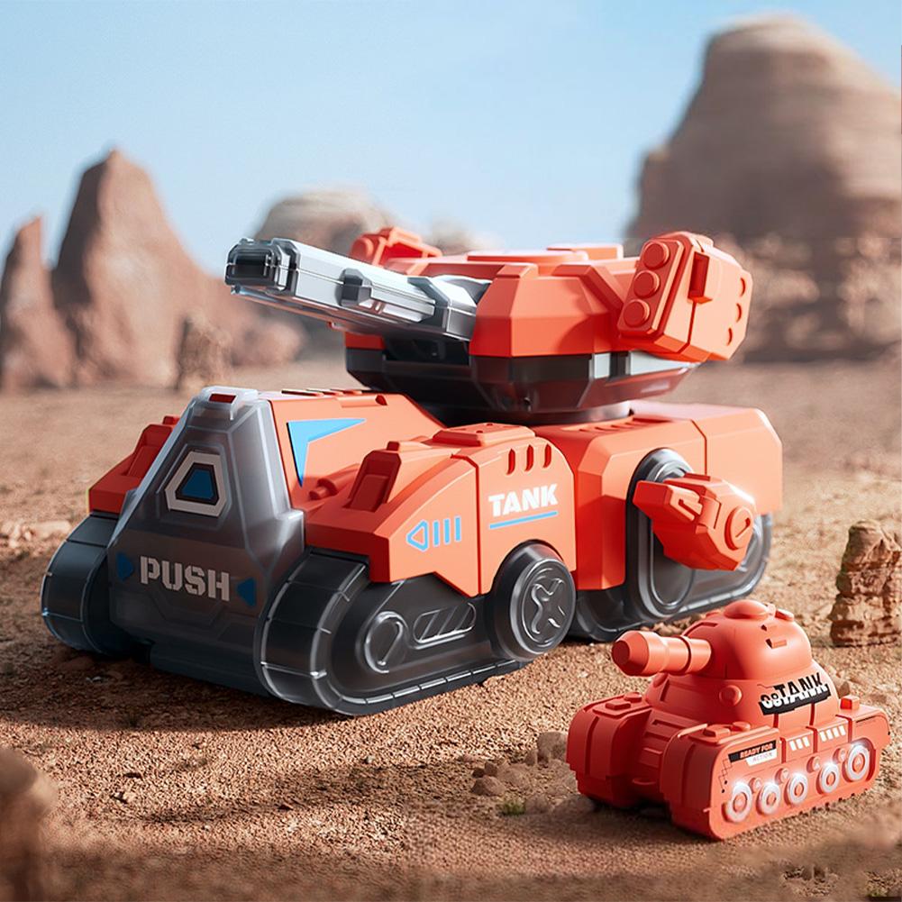 Toy Tanks For Kids Wind-up Toy 360° Rotation Vehicle Toys With Hidden Storage Box Birthday Gifts For Boys Girls