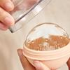 Bulb Shape Ice Ball Mold Food-Grade Sphere Tray for Whiskey Cocktails Easy-Release Leak-Proof Ice Cube Maker Home Bar Essential
