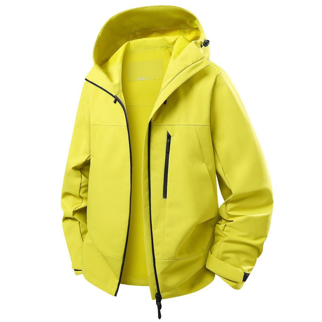 2026 Spring/Summer Camel Outdoor Jacket: Half-Sealed, Waterproof, Unisex, Three-Proof Coat for Couples