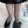 Hollow Lace Japanese Lolita Small Socks Mesh Socks Filigree Bottoming Vertical Strips Flower Vine Lolita Retro Pantyhose