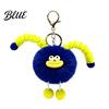 Fluffy Bag Pendants Sausage Mouth Creature Plush Keychain Cartoon Fuzzy Ball Keyring Pendant Women Key Rings Decorative Keychain for Handbags Purses