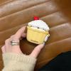Cute ice cream cup AirPods pro apple bluetooth headset case for 2/3/4 generation cartoon silicone case