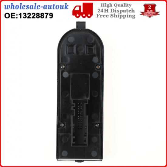 13228879 Electric Window Switch For Vauxhall Astra H / Zafira B Front Door Power