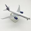 Display Airplane Model 20CM 350 A350 Russia Aeroflot Aircraft with Base Landing Gear Alloy Plane Model Collection