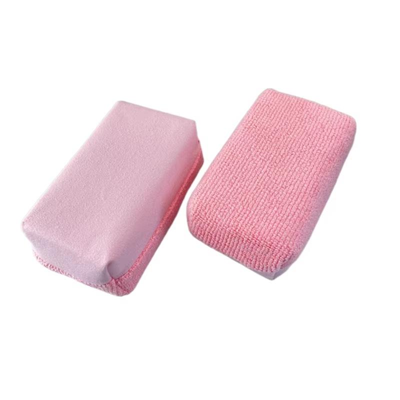 Microfibre Car Wax Applicator Pads Soft Auto Detailing Wax Sponge Rectangle Foam Car Paint Care Polishing Pad Auto Cleaning