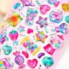 3D Crystal Candy Animal Shaped Decor Stickers  Dessert Theme for DIY Scrapbooking Journaling 1PC/6PCS School Stationery Supplies