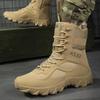 Men's Mid-Top Desert Tactical Military Sports Boots - Large Size