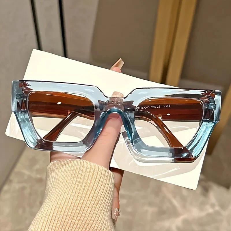 Men Women Stylish Sunglasses Fashion New Trend Oversized UV400 Sun Glasses Unisex Retro Outdoor Optical Spectacle Eyeglasses
