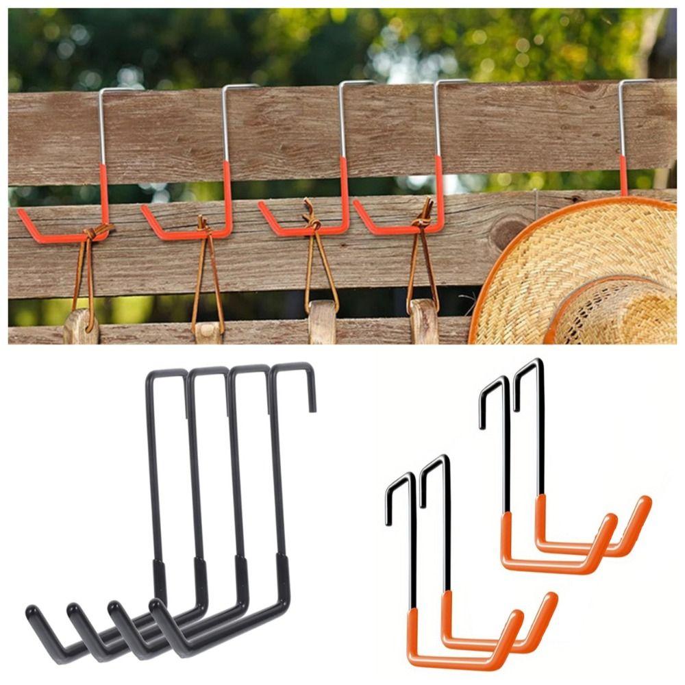 4Pcs Heavy Duty Rafter Hangers Hooks Wall Mounted Garage Ladder Storage Hooks Garden