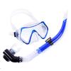 High definition large field of view mask, tempered glass diving goggles set