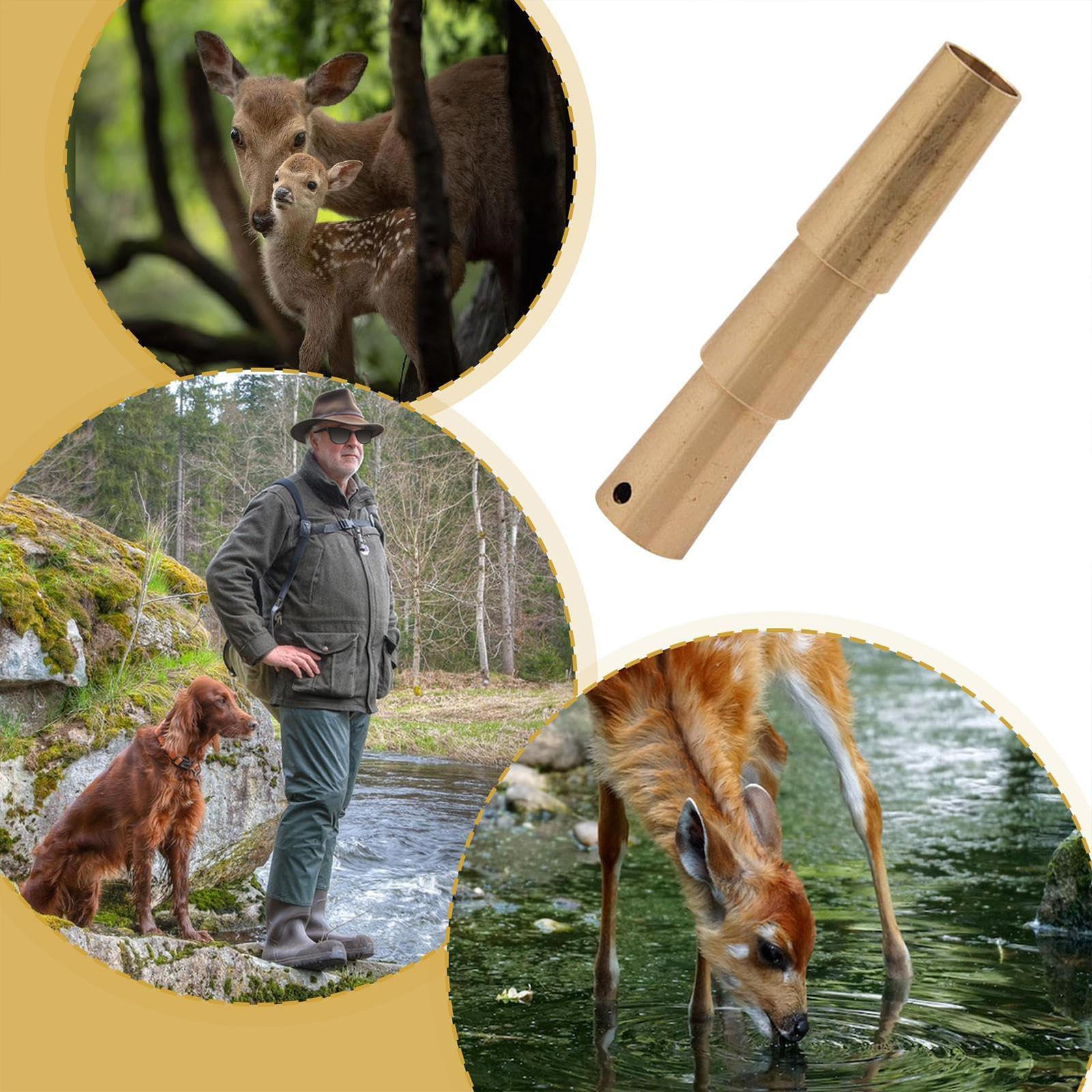 

Animal Call Whistle Portable Hiking Camping Clear Loud Gifts Muntjac