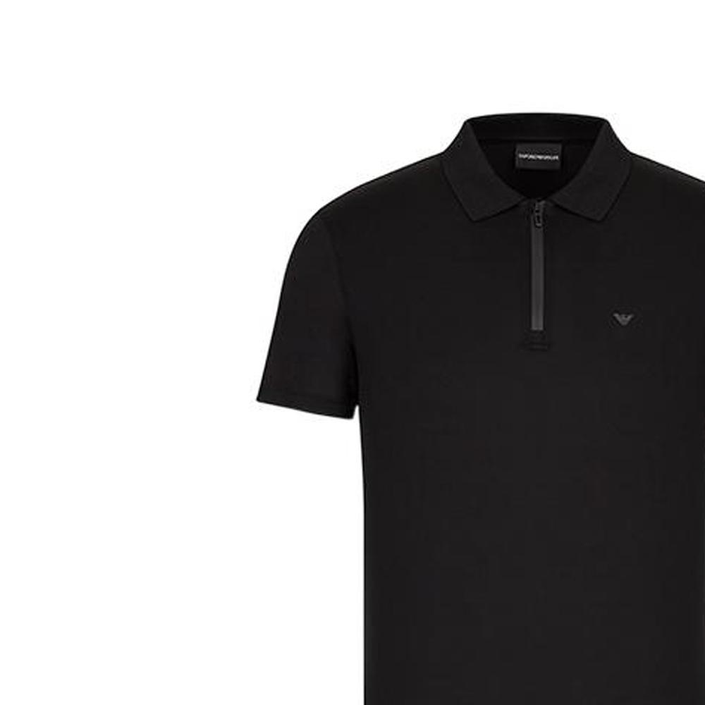 Emporio Armani SS22 Polo Shirt Men's Black 3L1FAB1-JUVZ-0999