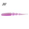 Tear Resistant Soft Baits 50Pcs Bionic Worm Bait, 40MM/0.37g 50MM/0.45g Artificial Lure with Needle Realistic Swimming Lures Tail, Swim for Freshwater