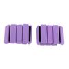 1Pair 2lb Wrist Ankle Weights Silicone Wearable Workout Weights for Exercise Running Fitness Purple