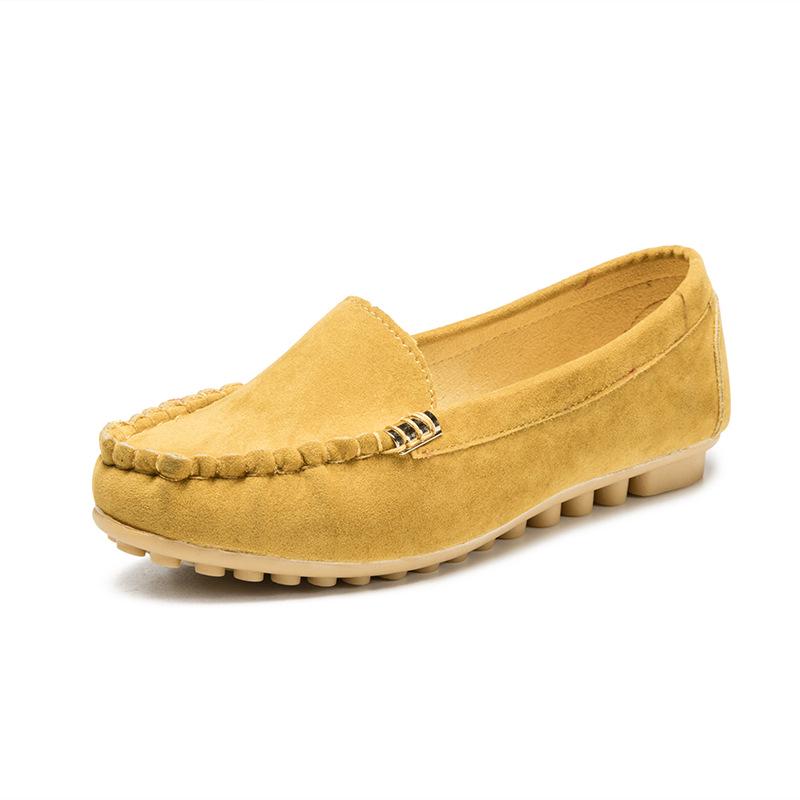 2025 Autumn Women's European & American Slip-on Loafers, Plus Size Available