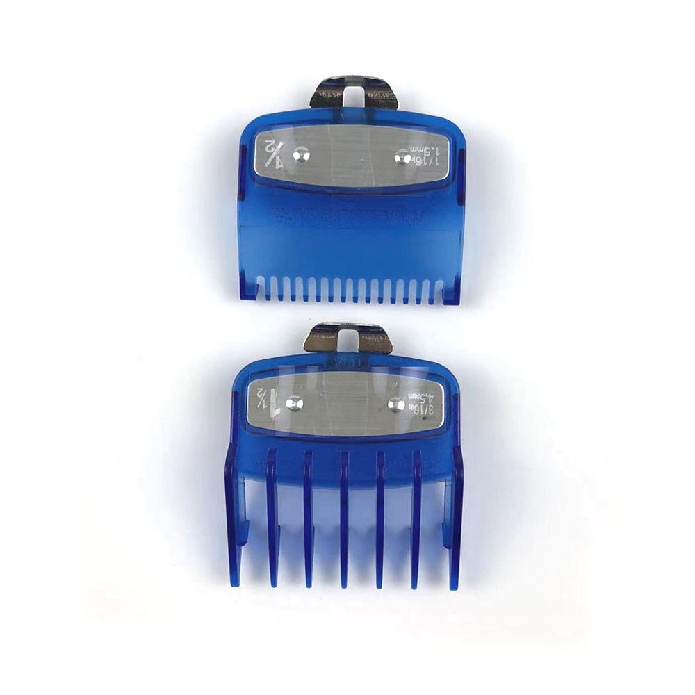 Colored Plastic Hair Clipper Comb Set - Trimmer Accessories for Salon Styling