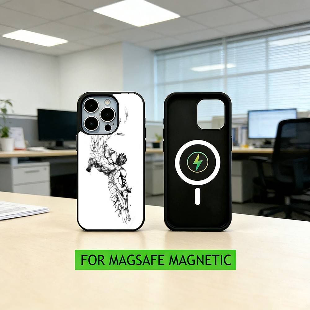 

I- Icarus Phone Case For iPhone17,16,15,14,13,12,11 Plus,Pro Magnetic For Magsafe Wireless Charging iPhone16PRO