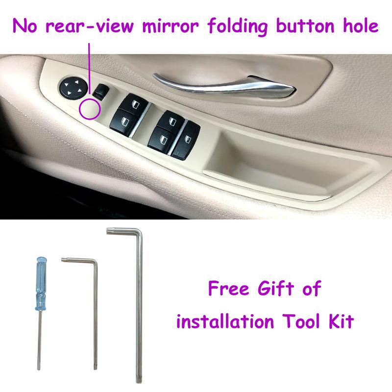 Maniglia tirante portiera guidatore pannello bracciolo interno auto LHD RHD Sostituzione per BMW Serie 5 F10 F11 F18 520 523 525 528 530 535