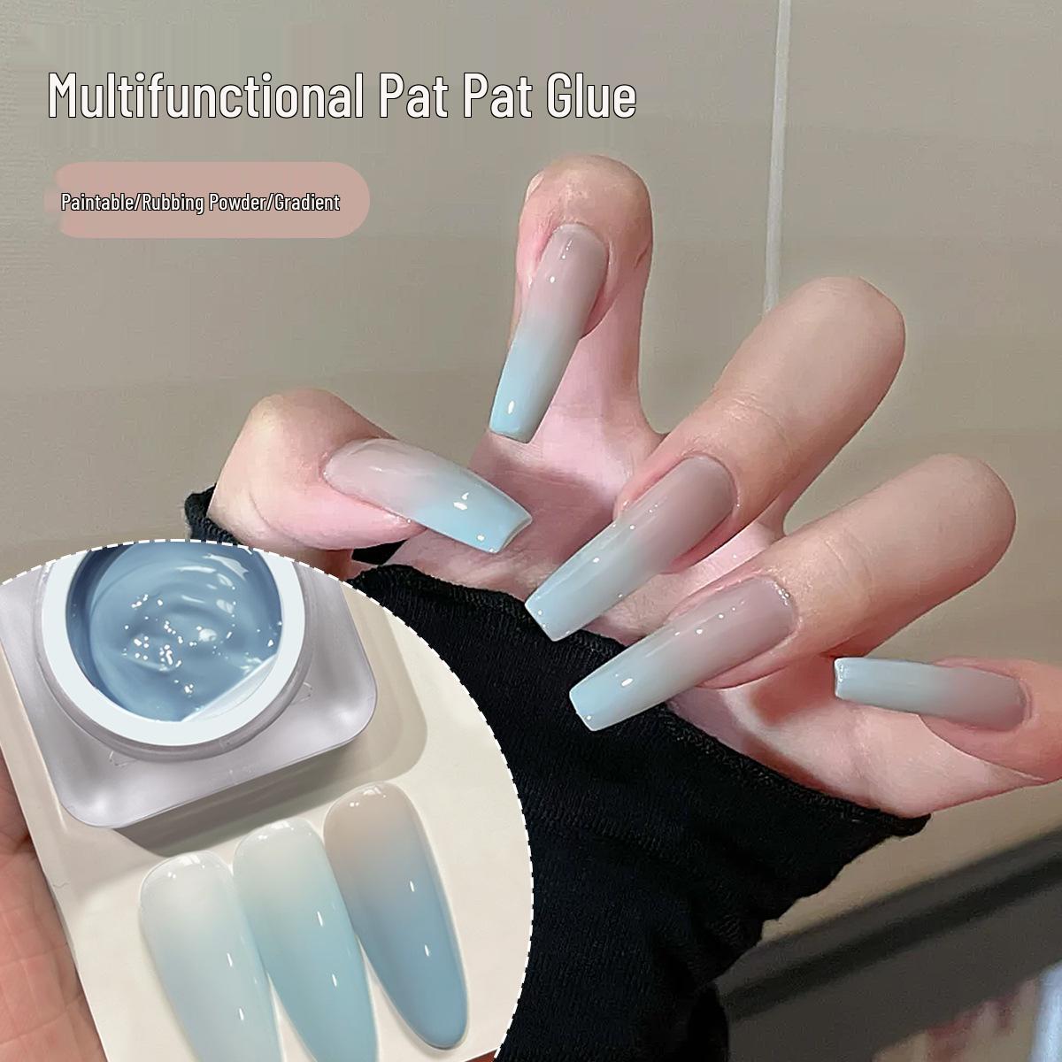 

Hanakai Banxia Glacier Blue Gel Polish 2025 - High Saturation & Thick Patting for Nail Art