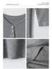 HeyHenry Damen Slim Fit Henley-Kragen 3/4 Ärmel Unifarbenes Oberteil