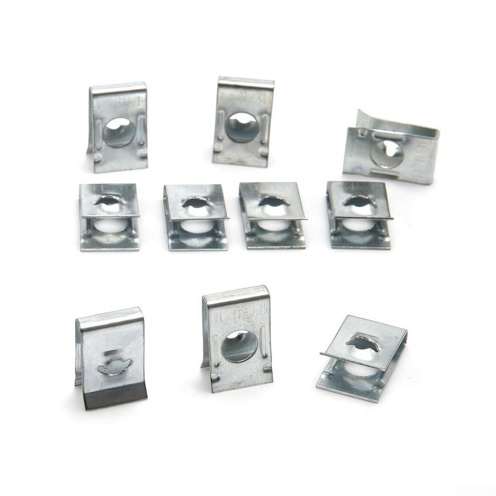 Black & Silver Chassis Guard Screws 20pcs Fender Fastener