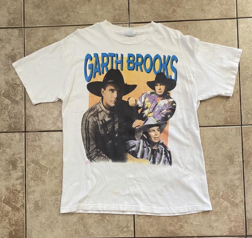 Vintage Garth Brooks 1991 Cotton Shirt Unisex Concert S to 5XL DO246 Unisex T-Shirt