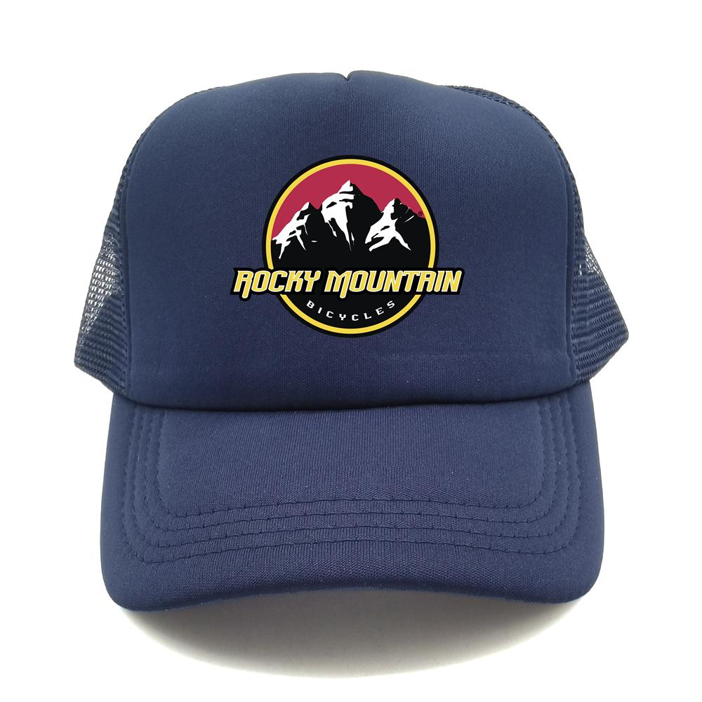 Rocky Mountain Bike Trucker Cap Unisex Funny Rocky Mountain Hat Baseball Cap Cool Summer Unisex Mesh Net Caps