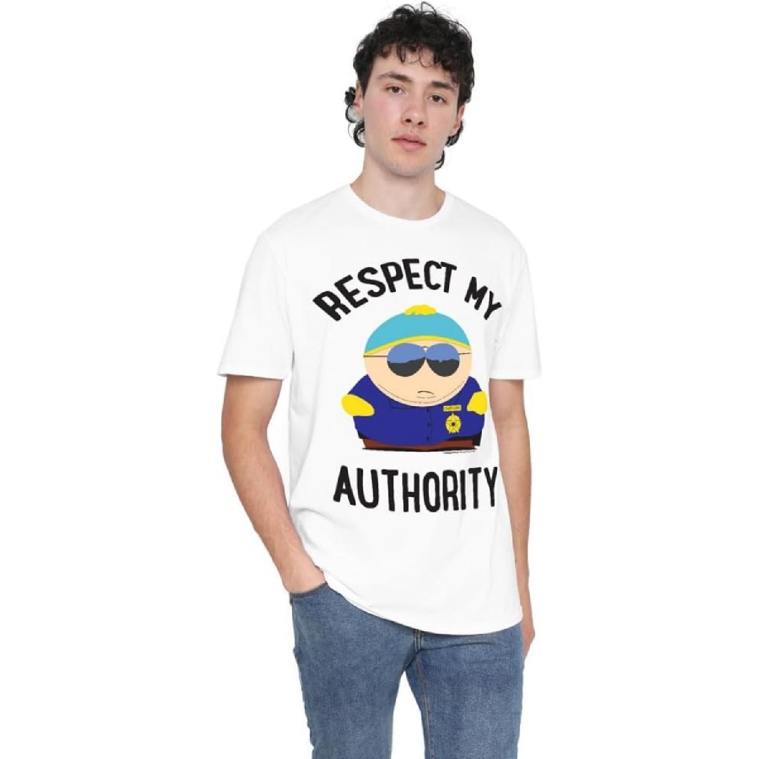 Унисекс футболка South Park Respect XXXXXL белый