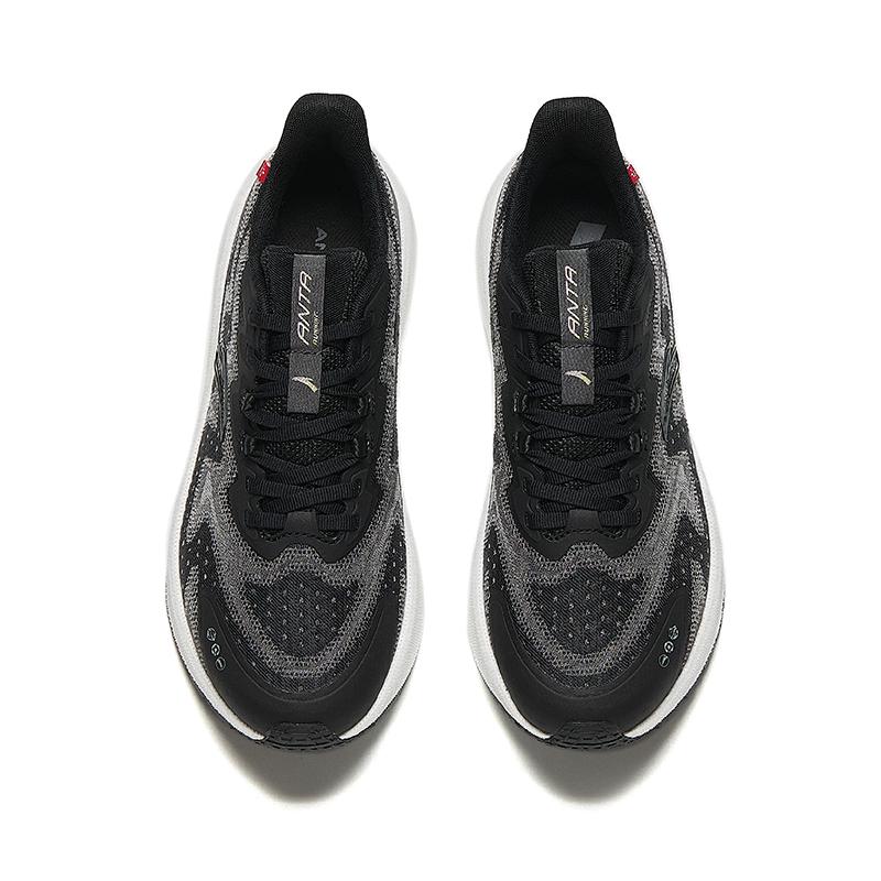 Anta Rocket 5.0 Cushioning Rebound Wear-Resistant Non-Slip Low-Top Nitrogen Technology Training Running Shoes Women Sneaker Black Gray 922445503-4