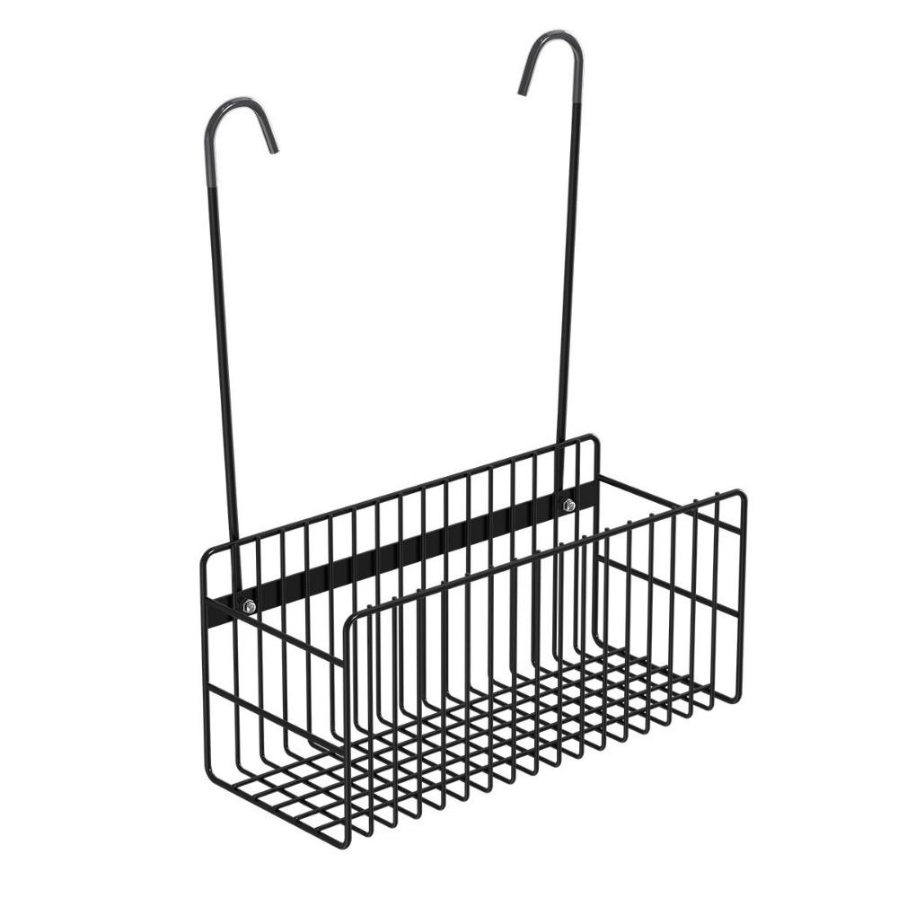 

No Drilling Installation Bathroom Shelf Convenient Hanging Basket Toilet Shower Rack Space Saving Multifunctional чёрный