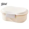 Portable Lunch Box Snack Container with Separate Compartments Design