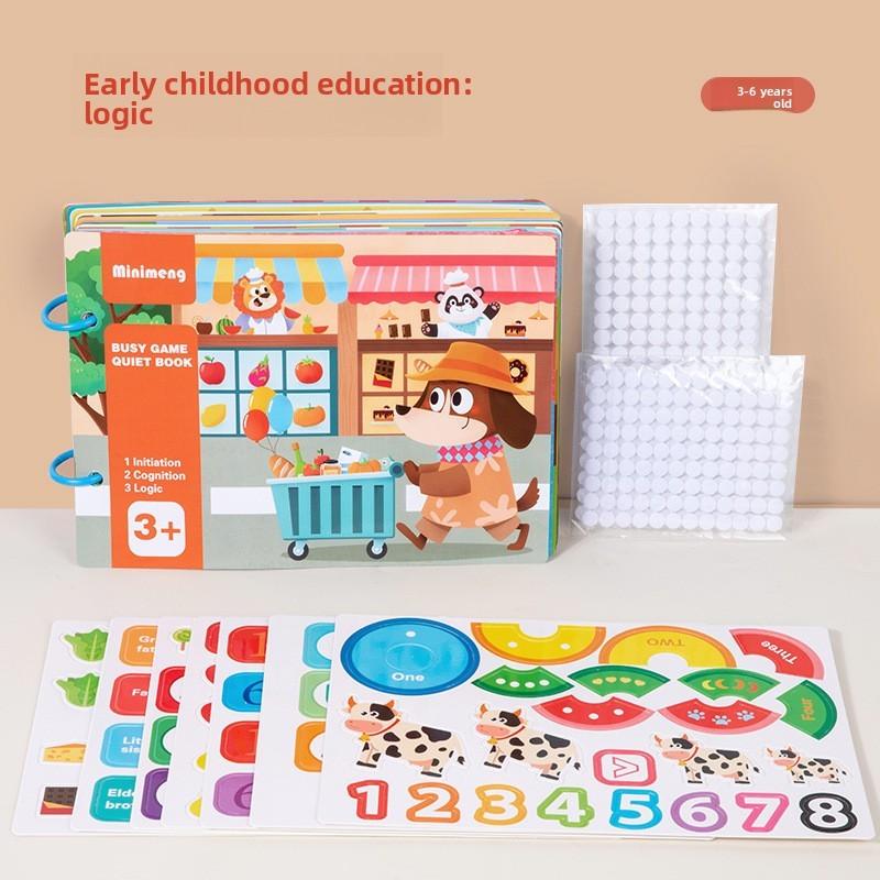 Wooden Tearing Book For Baby And Toddler Educational Play Toy For Early Learning