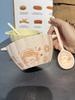 1/2 Set Cute Pumpkin-Shaped Ceramic Two-Handled Bowl with Spoon - Salad/Fruit/Soup/CerealBowl, Microwave/Dishwasher Safe