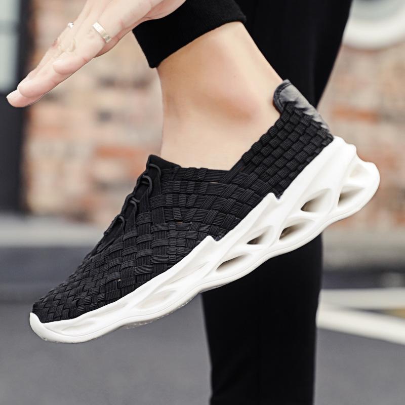 Versatile ultra-light new sports shoes handwoven shoes canvas shoes men's casual shoes men's travel shoes