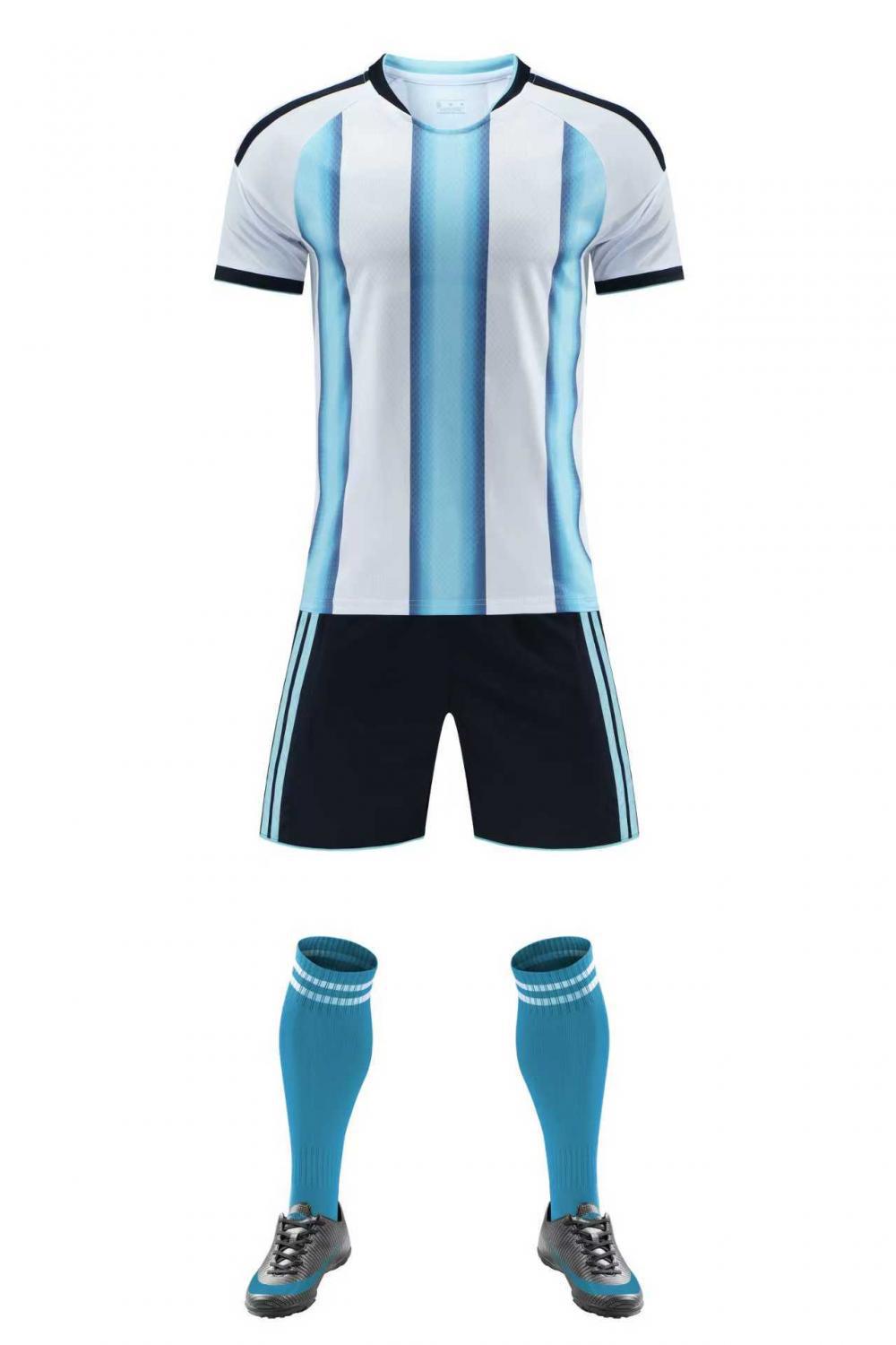 Argentina National Team Football Uniforms, World Cup Jerseys, Home Fans, Football Uniforms, Blank Sublimation size 18