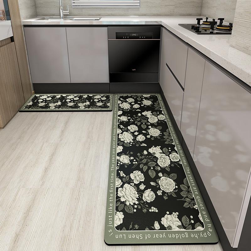Kitchen Floor Mats / American Light Luxury / Absorbent Oil / Non-Slip Dirt / Easy To Take Care Of Diatomaceous Earth