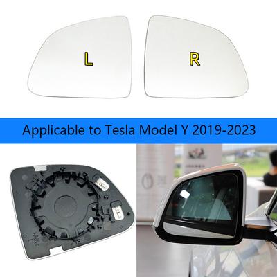 Left/Right Side Heated Mirror Glass Rearview Mirror Glass For Tesla Model Y - Car Reverse Lens Rearview Mirror