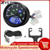 AD New Universal Motorcycle 12000RMP LCD Speedometer Odometer Tachometer 1-4 Cylinders Motorbike Gauge Motorcycle Digital Dash