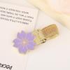 Metal Spring Pen Clips Bookmark Pen Loop Holder Portable Flower Pen Holder  Stationery Supplies