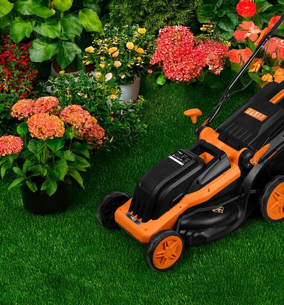 LAWNMOWER 1600W 380MM BASKET 45L - T N04-628
