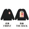 American Trendy Brand Casablanca Crew Neck Sweater Hoodie Men's Couple Ins Autumn and Winter Thickened Long-sleeved Women's T