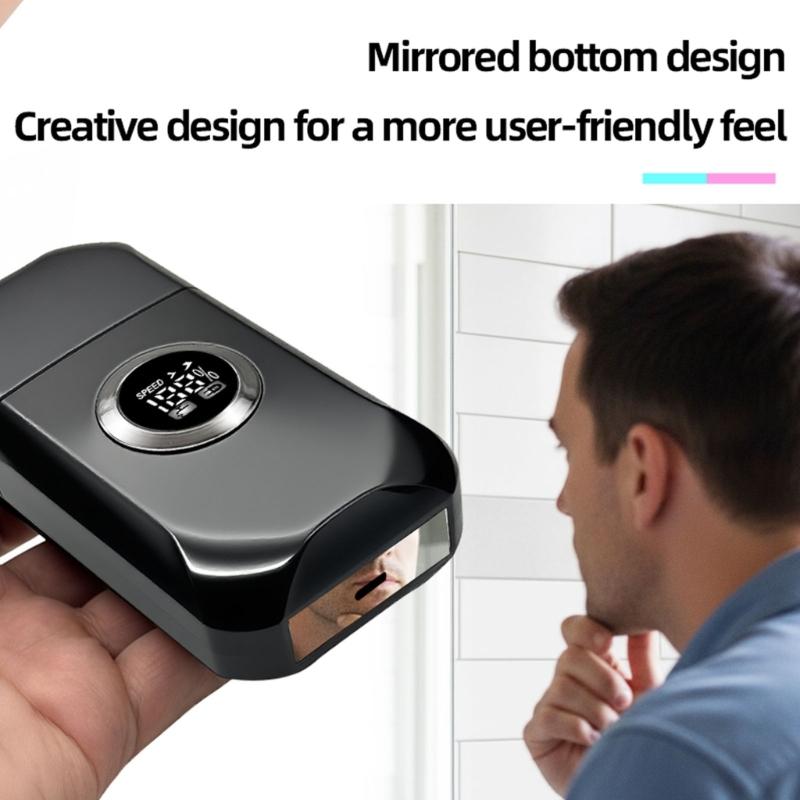Fashionable Electric Shaver Travel Waterproof Rechargeable Travel Trimmer Quick Shaving Tool for Multifunctional Use