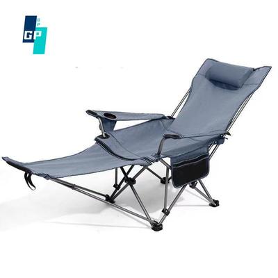 Camping en plein air, camping, pêche, plage, chaise de repos portable, fauteuil inclinable réglable multi-angle, chaise pliante à double usage, avec accoudoirs, Cotto