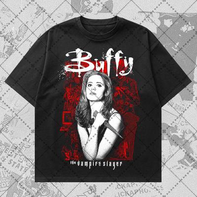 Vintage Horror Gothic Film Buffy – Der Vampirjäger T-Shirt