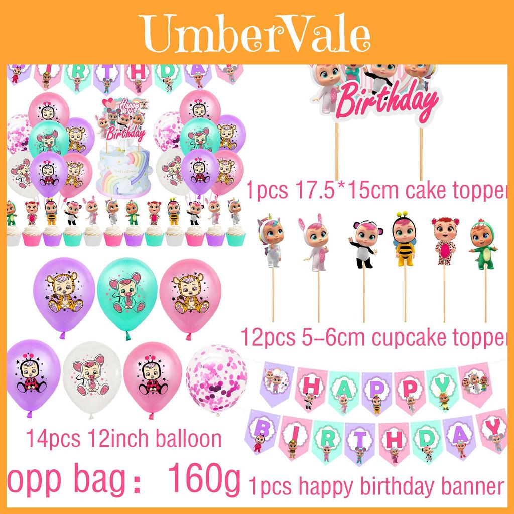 High-quality Cry Babies Magic Tears Birthday Party Materials With Safe And Non-toxic Pvc Cards