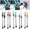 Bike Quick Release Skewer Replacement Set Metal Front Rear Wheel Hub Axles for Mountain Bikes 29