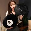 Toy 8 Ball Plushies 8 Ball Plush Pillow Billiards 8 Ball Plush Toy Simulation Billiards Plush Toys