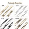 DIY Hliníkový reťazový luster záves - Zlatý a strieborný strapec pre kostýmy a dekoráciu