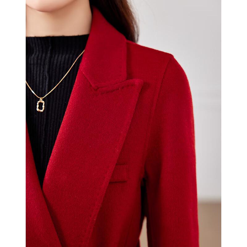 Sisui Nianhua Women's Elegant Wool Blend Coat 235917N1